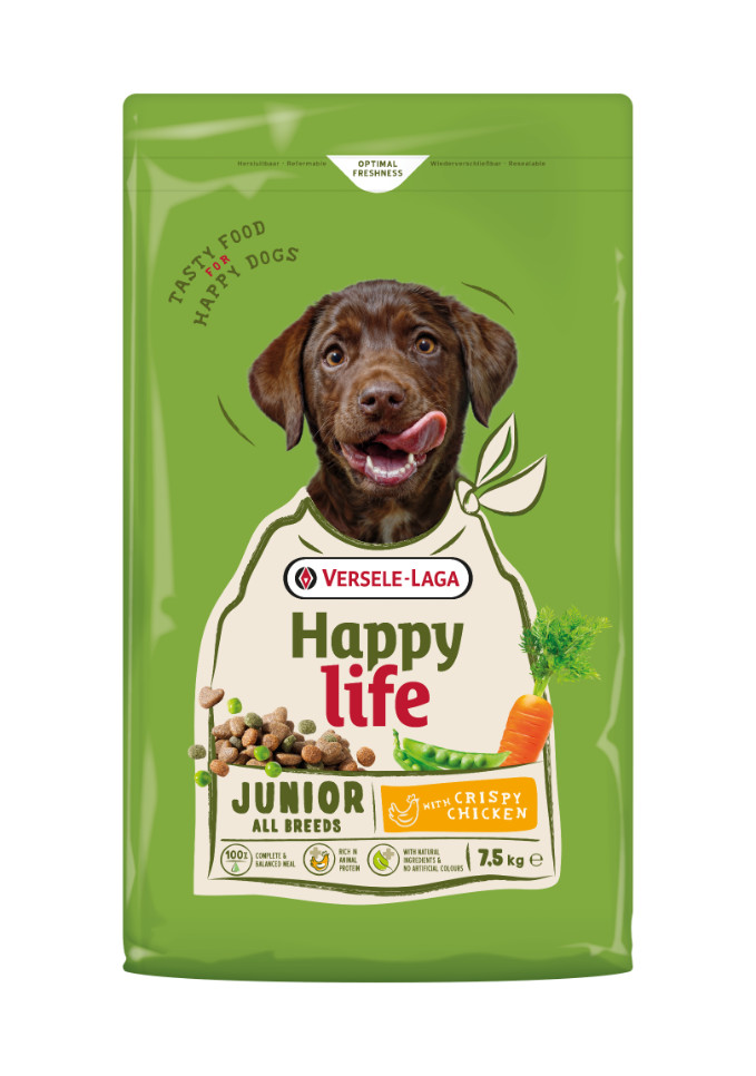 Happy Life Junior mit Huhn Hundefutter