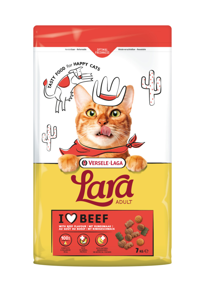 Versele-Laga Lara Adult au goût de bœuf pour chat