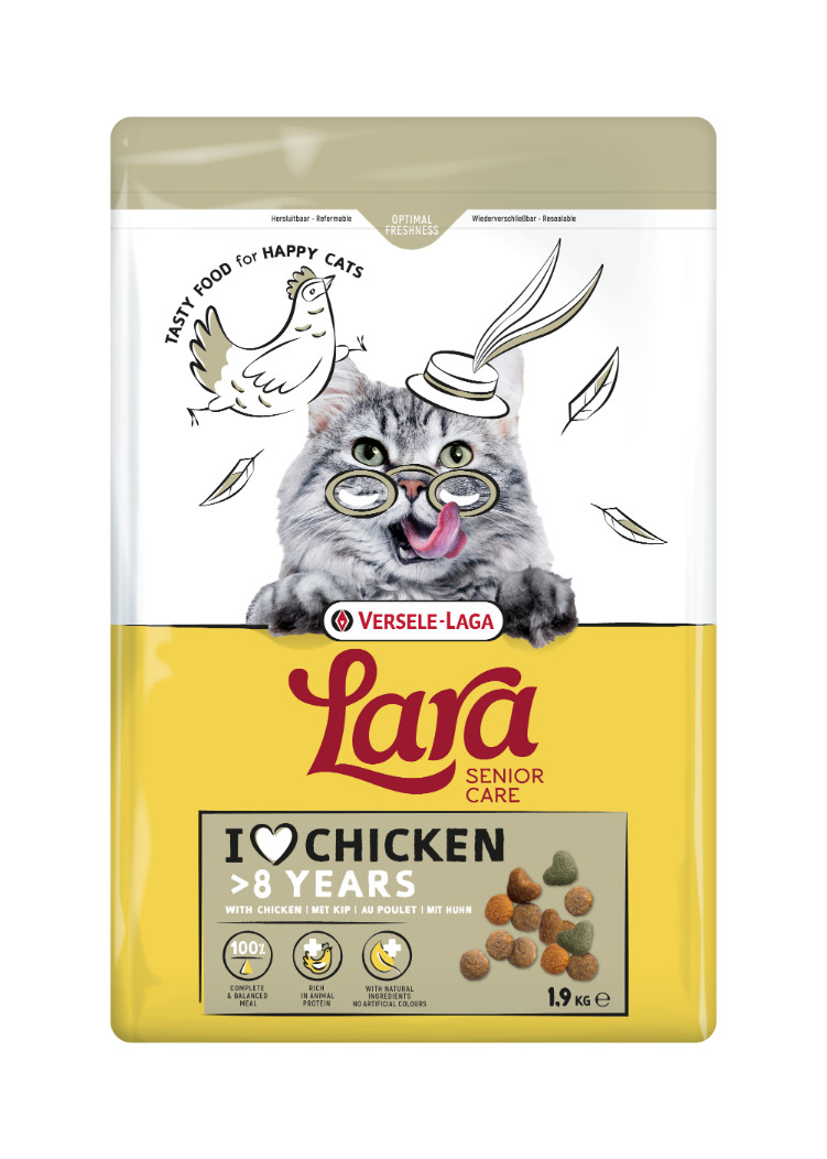 Versele-Laga Lara Senior poulet avec dinde pour chat