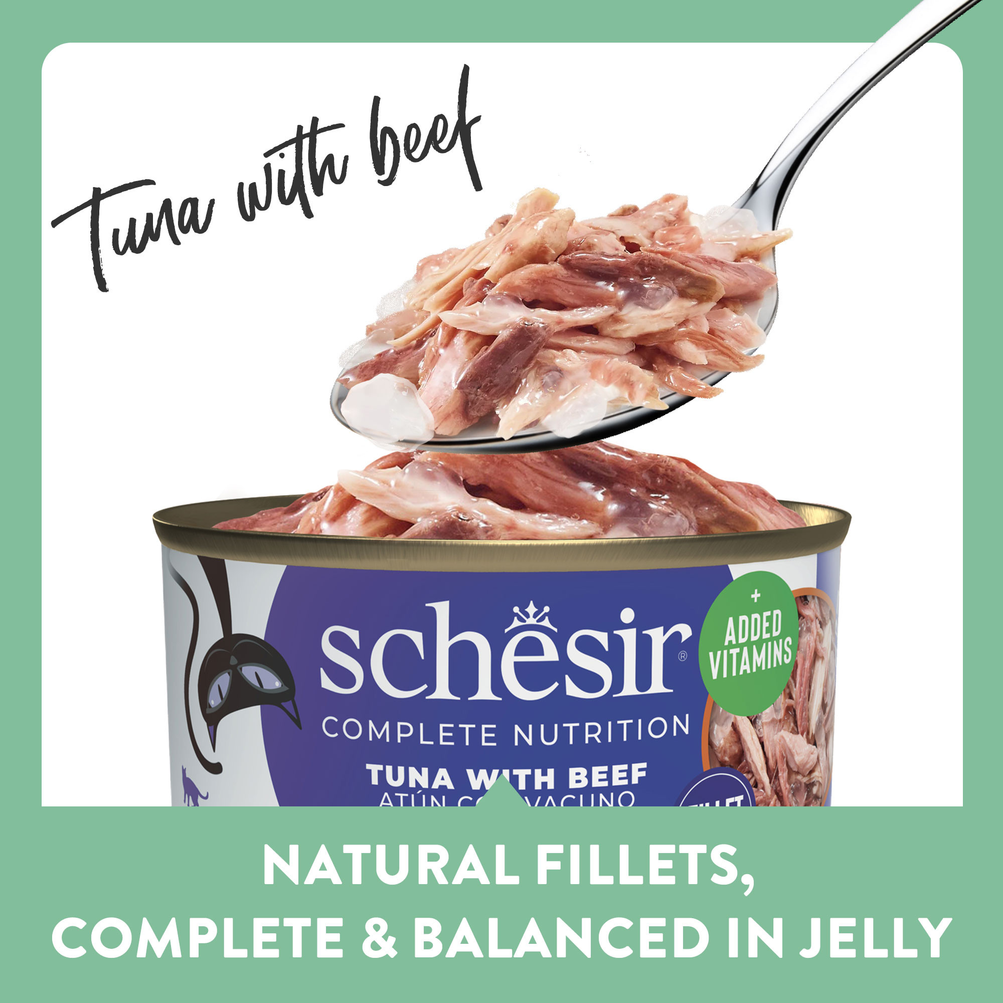 Schesir Tonijn met runderfilet