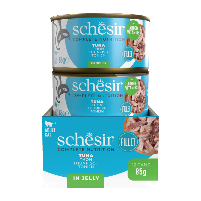 Schesir Thunfisch (Gelee) Nassfutter Katzen (Dosen)