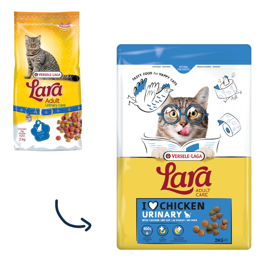 Versele-Laga Lara Adult Urinary Care au poulet pour chat