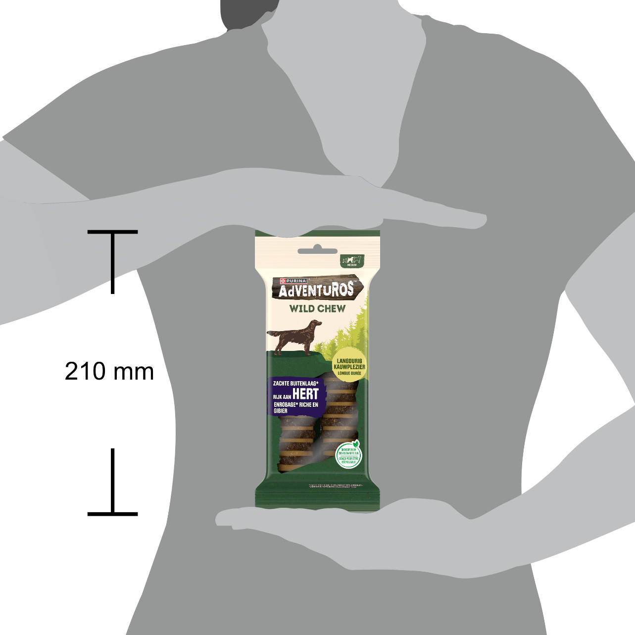 Adventuros Wild Chew M hondensnack