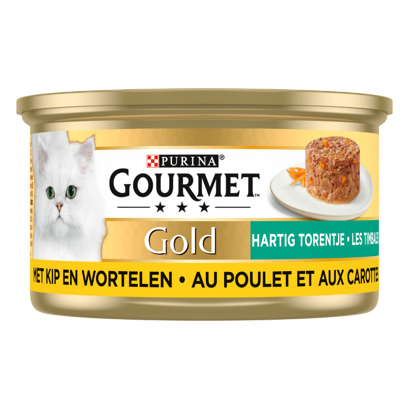 Gourmet Gold Tourelle Poulet et carotte chat