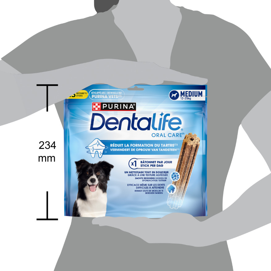 Purina DentaLife Daily Oral Care Medium pour chien (maxi pack)