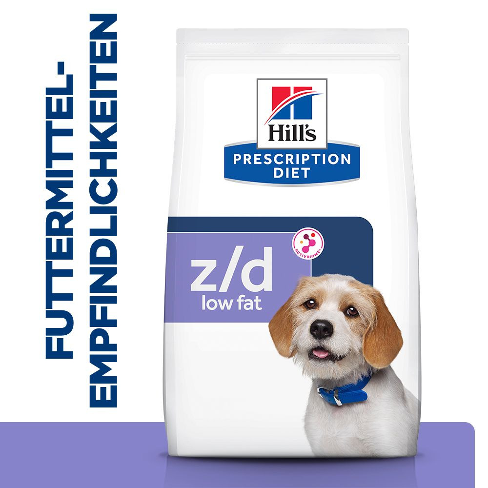 Hill's Prescription Diet Z/D Food Sensitivities Low Fat hondenvoer met gehydrolyseerde soja