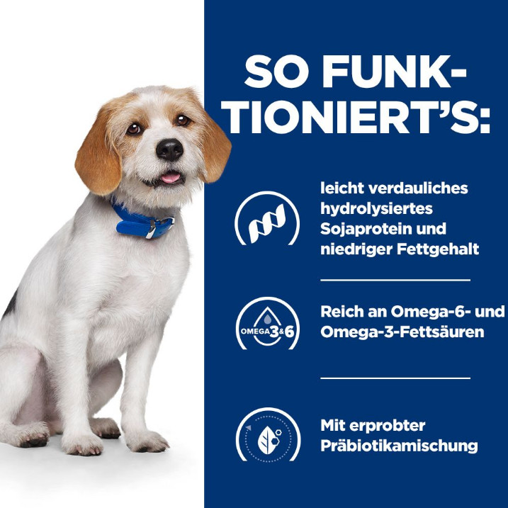 Hill's Prescription Diet Z/D Food Sensitivities Low Fat hondenvoer met gehydrolyseerde soja