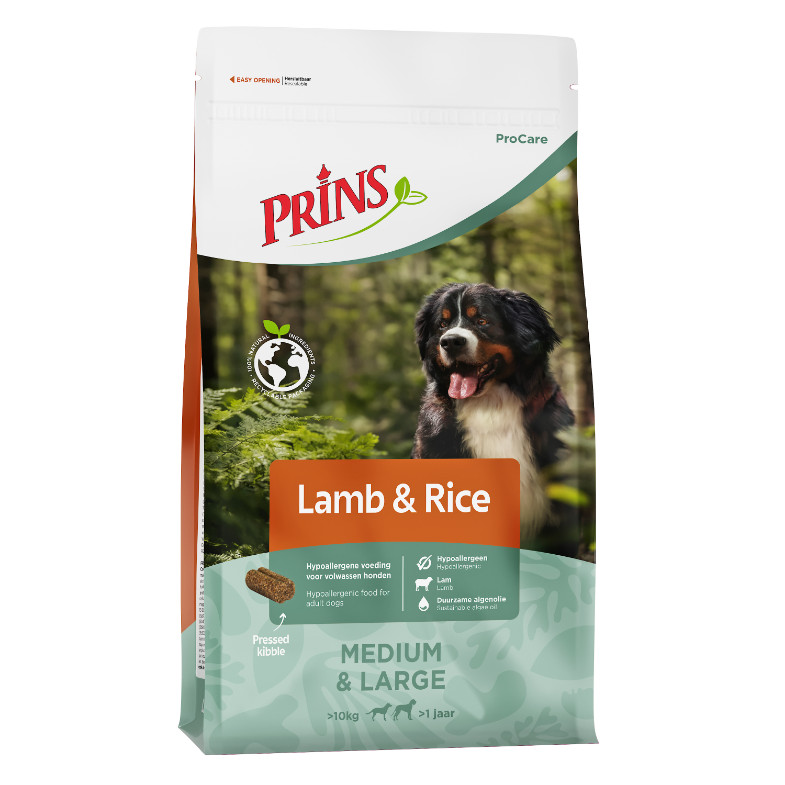 Prins ProCare Hypoallergenic à l'agneau & riz pour chien