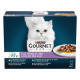 Gourmet Perle Duo mit Fleisch und Fisch Katzen-Nassfutter (12x85 g)