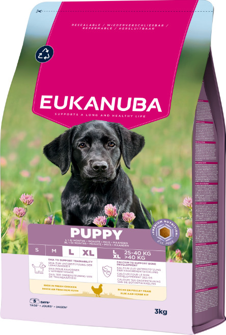 Eukanuba Growing Puppy Large Breed au poulet pour Chiot Eukanuba Growing Puppy Large Breed au poulet pour Chiot