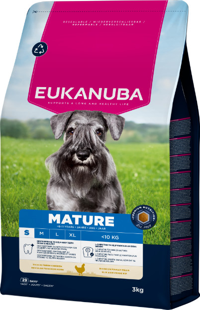 Eukanuba Thriving Mature Small Breed au poulet pour Chien Eukanuba Thriving Mature Small Breed au poulet pour Chien