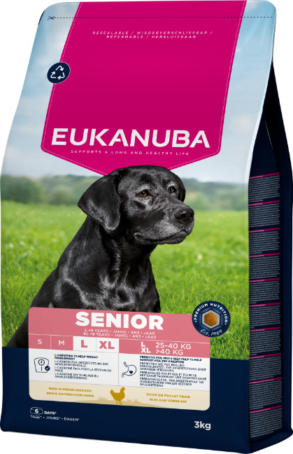 Eukanuba Caring Senior Small Large au poulet pour Chien