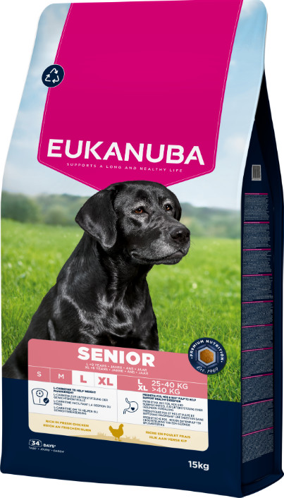 Eukanuba Caring Senior Small Large au poulet pour Chien
