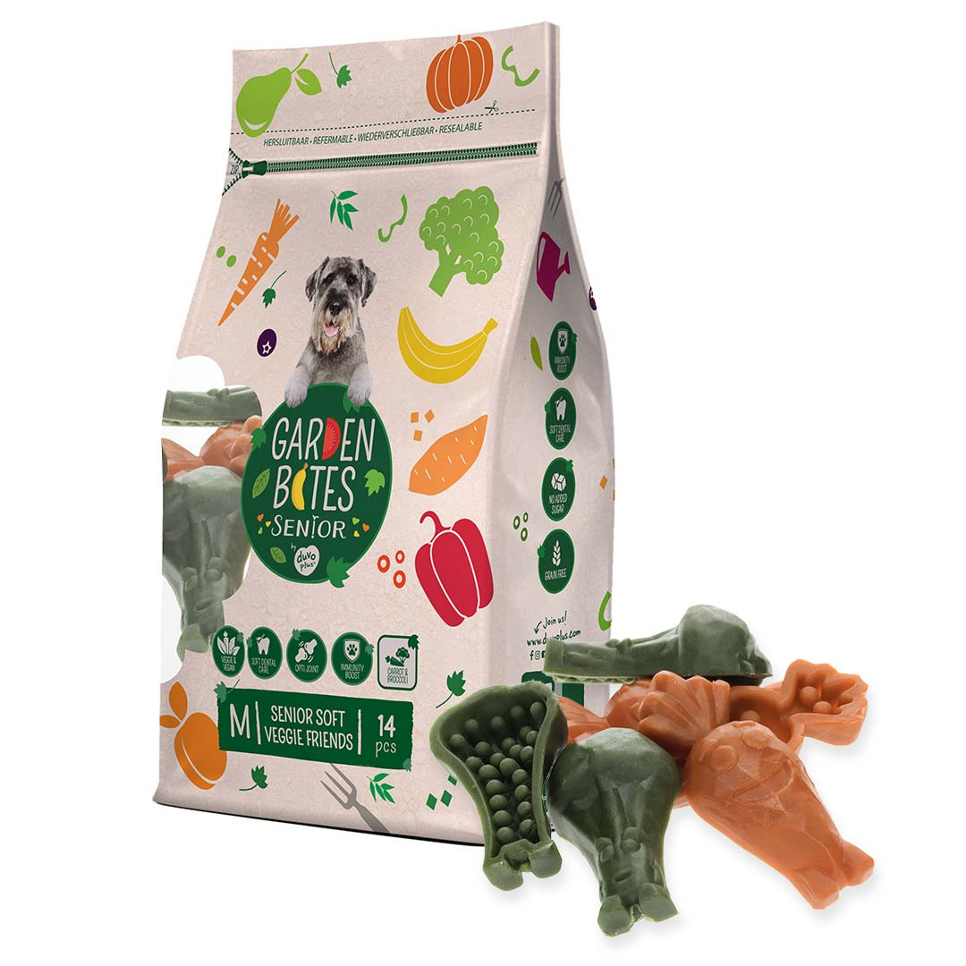 Garden Bites Senior Soft Veggie Friends hondensnack