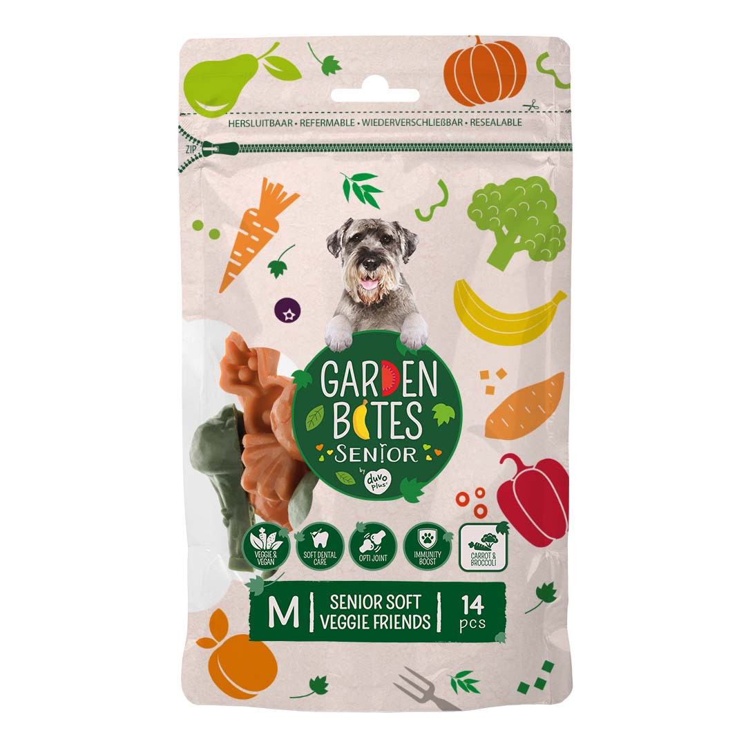 Garden Bites Senior Soft Veggie Friends hondensnack