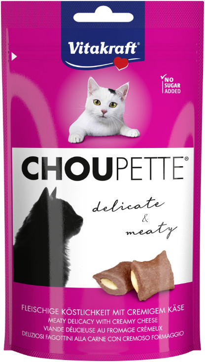 Vitakraft Choupette met kaas kattensnack (40 g) Vitakraft Choupette met kaas kattensnack (40 g)