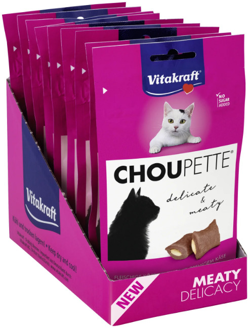 Vitakraft Choupette met kaas kattensnack (40 g) Vitakraft Choupette met kaas kattensnack (40 g)