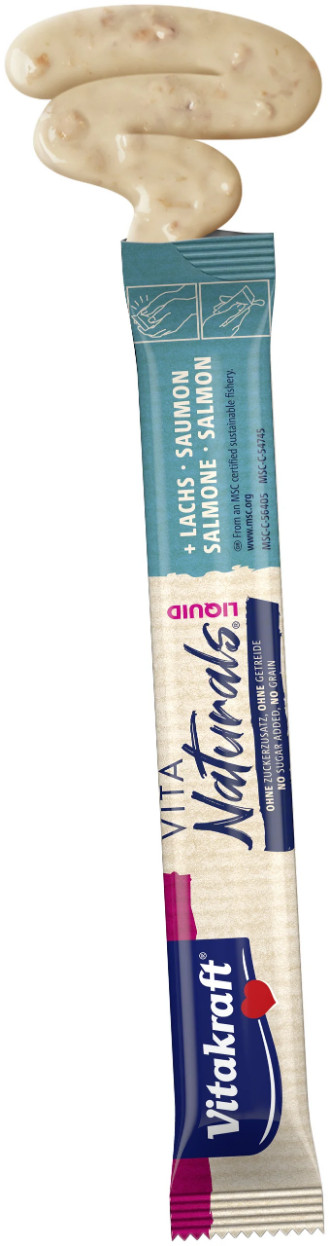 Vitakraft Vita Naturals Liquid kattensnack met zalm (5 st.) Vitakraft Vita Naturals Liquid kattensnack met zalm (5 st.)
