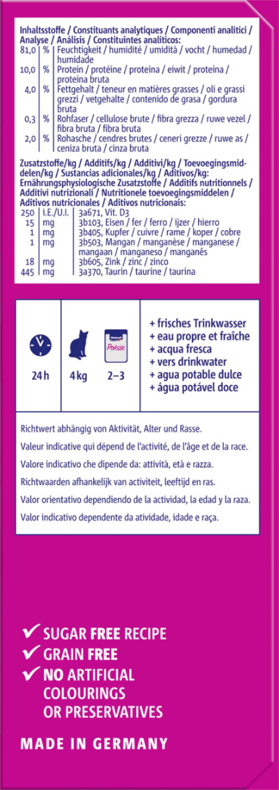 Vitakraft Poésie Délice met vis natvoer kat multipack (6 x 85 g) Vitakraft Poésie Délice met vis natvoer kat multipack (6 x 85 g)
