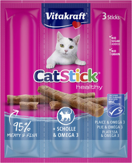 Vitakraft Catstick Healthy plie & omega-3 pour chats Vitakraft Catstick Healthy plie & omega-3 pour chats