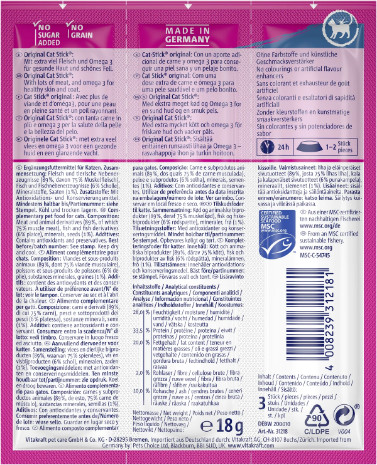 Vitakraft Catstick Healthy plie & omega-3 pour chats Vitakraft Catstick Healthy plie & omega-3 pour chats