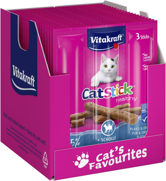 Vitakraft Catstick Healthy plie & omega-3 pour chats Vitakraft Catstick Healthy plie & omega-3 pour chats