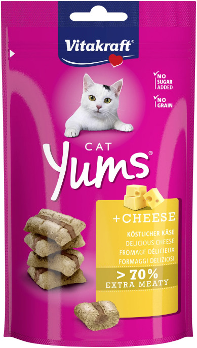 Vitakraft Cat Yums au fromage snack pour chat (40 g)