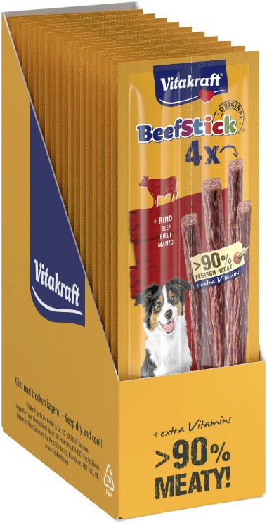 Vitakraft Beefstick rund hondensnack (4 st.) Vitakraft Beefstick rund hondensnack (4 st.)