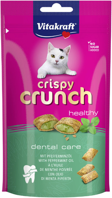 Vitakraft Crispy Crunch dental care kattensnack (60 g) Vitakraft Crispy Crunch dental care kattensnack (60 g)