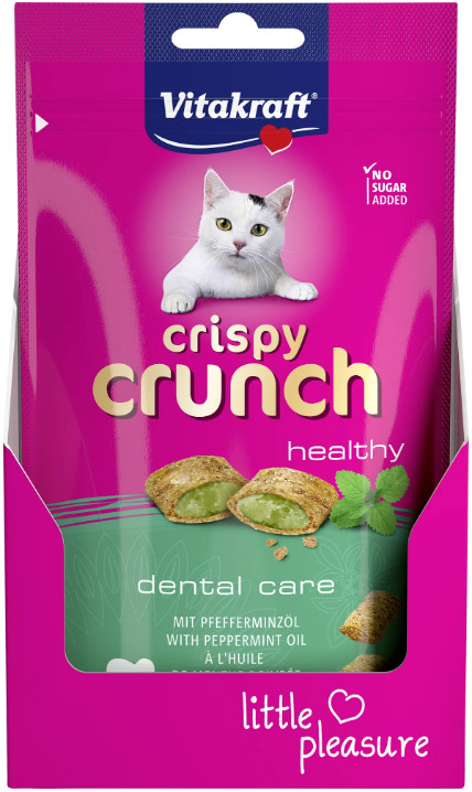 Vitakraft Crispy Crunch dental care kattensnack (60 g) Vitakraft Crispy Crunch dental care kattensnack (60 g)