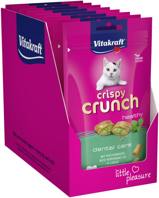Vitakraft Crispy Crunch dental care kattensnack (60 g) Vitakraft Crispy Crunch dental care kattensnack (60 g)