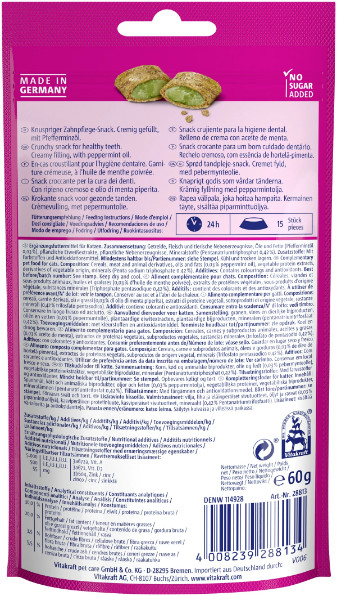 Vitakraft Crispy Crunch dental care kattensnack (60 g) Vitakraft Crispy Crunch dental care kattensnack (60 g)