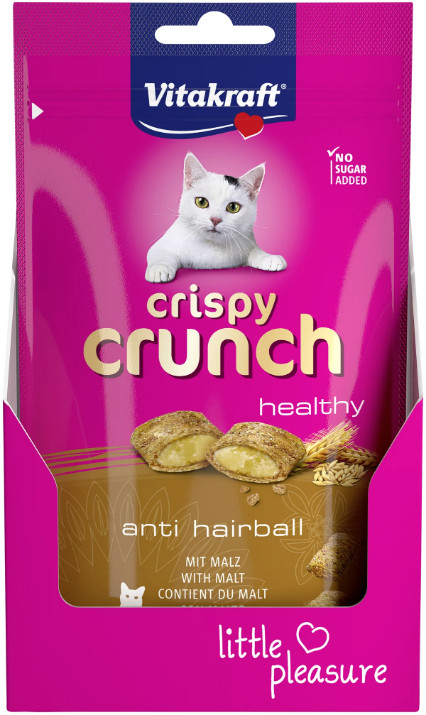 Vitakraft Crispy Crunch anti haarbal kattensnack (60 g)