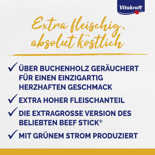 Vitakraft Beefstick XXL met kalkoen hondensnack Vitakraft Beefstick XXL met kalkoen hondensnack