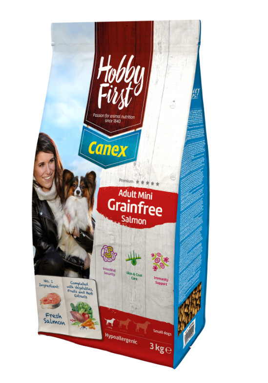 HobbyFirst Canex Adult Mini zalm graanvrij hondenvoer