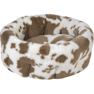 Animal Boulevard Cow Plush hoge mand wit/mokka