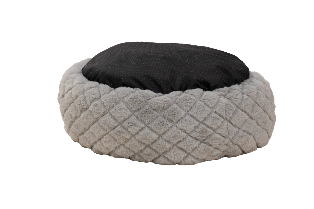 Brekz Spark panier pour chat en forme de beignet - gris