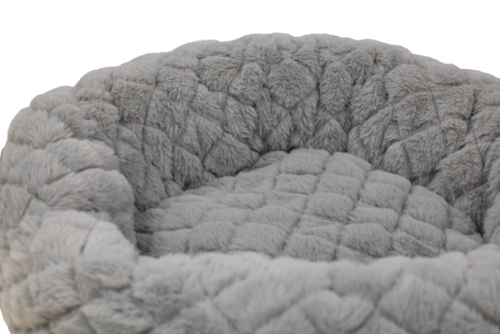 Brekz Spark panier pour chat en forme de beignet - gris