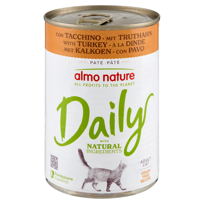 Almo Nature Daily mit Truthahn Katzen-Nassfutter (400 g)