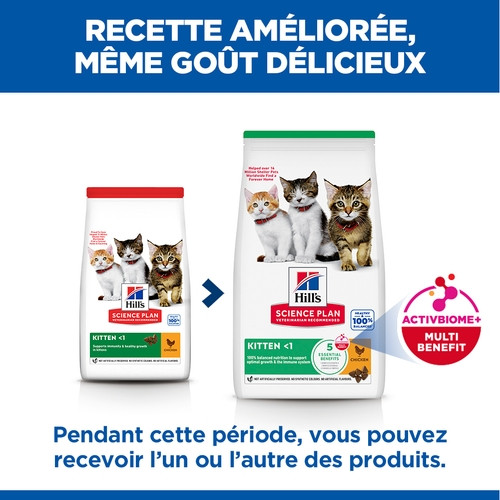 Hill's Kitten au poulet pour chaton Hill's Kitten au poulet pour chaton