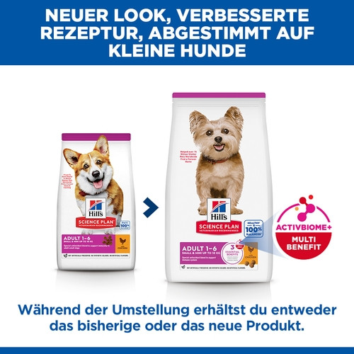 Hill's Adult Small & Mini Huhn Hundefutter Hill's Adult Small & Mini Huhn Hundefutter
