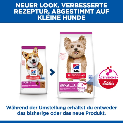 Hill's Adult Small & Mini Lamm & Reis Hundefutter Hill's Adult Small & Mini Lamm & Reis Hundefutter