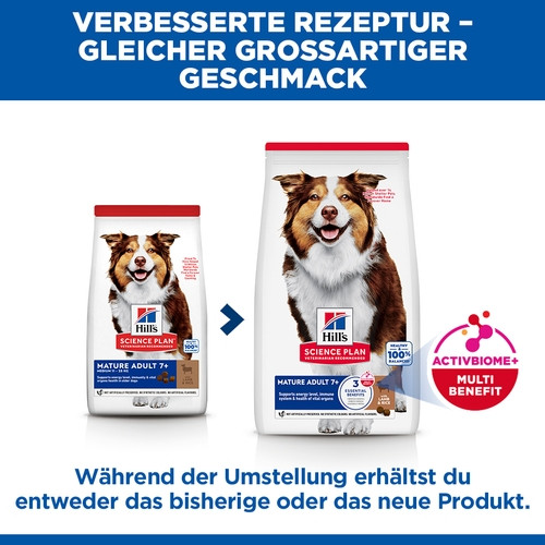 Hill's Mature Adult Medium Lamm & Reis Hundefutter Hill's Mature Adult Medium Lamm & Reis Hundefutter