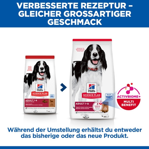 Hill's Adult Medium Lamm & Reis Hundefutter Hill's Adult Medium Lamm & Reis Hundefutter
