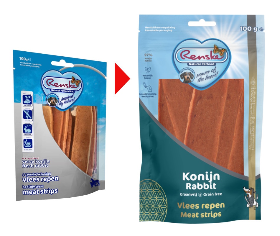 Renske Healthy Reward - Snacks au Lapin pour Chien - 100 g