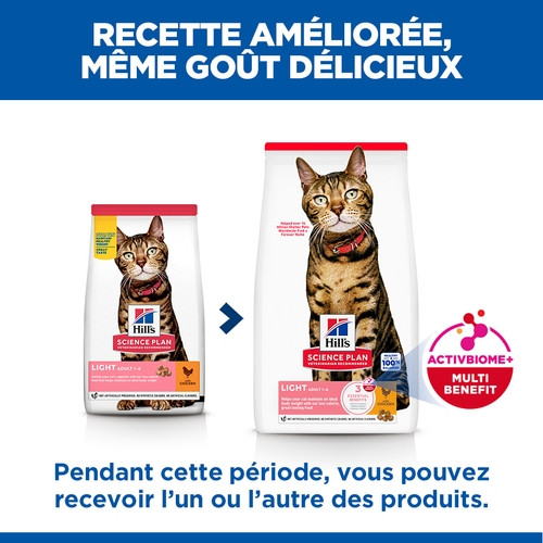 Hill's Light Adult au poulet pour chat
