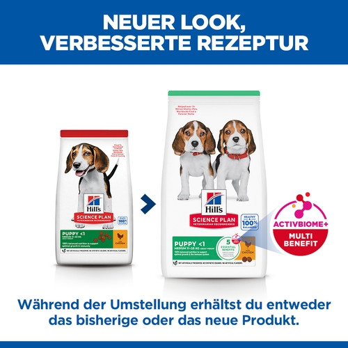 Hill's Puppy Medium mit Huhn Hundefutter
