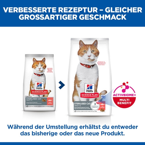 Hill's Adult Sterilised Cat met zalm kattenvoer