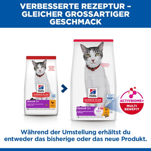 Hill’s Senior 11+ mit Huhn Katzenfutter
