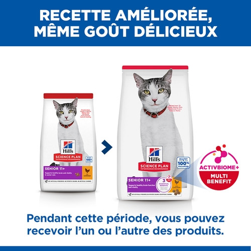Hill's Senior 11+ au poulet pour chat